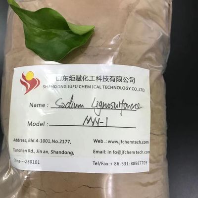 Na Lignosulfonate CAS 8068-05-1 پودر روان کننده آزاد C20H24Na2O10S2